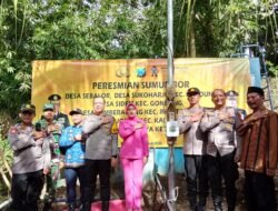 Warga Desa Sebalor Terima Bantuan Sumur Bor dari Kapolres Tulungagung