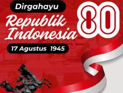 DIRGAHAYU INDONESIA KE-80, RSUD CAMPURDARAT DR. KARNENI KOMPAK KENAKAN BUSANA MERAH PUTIH