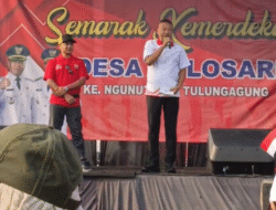 Bupati Tulungagung Tekankan Makna Tema HUT RI ke-80 di Desa Pulosari