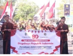 SMPN 1 Tulungagung Juara Pawai Budaya Bhinneka Tunggal Ika 2025