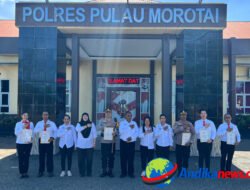 Tim Reaksi Cepat Perlindungan Perempuan dan Anak Nasional Berikan Penghargaan kepada Polres Kepulauan Morotai