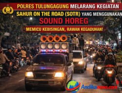 Polres Tulungagung Melarang Kegiatan SOTR Dengan Sound Horeg