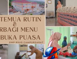 DWP RSUD Campurdarat Berbagi Menu Buka Puasa untuk Pasien dan Keluarga