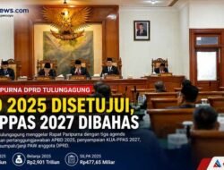 Rapat Paripurna DPRD Tulungagung Setujui APBD 2025 dan Bahas KUA-PPAS 2027