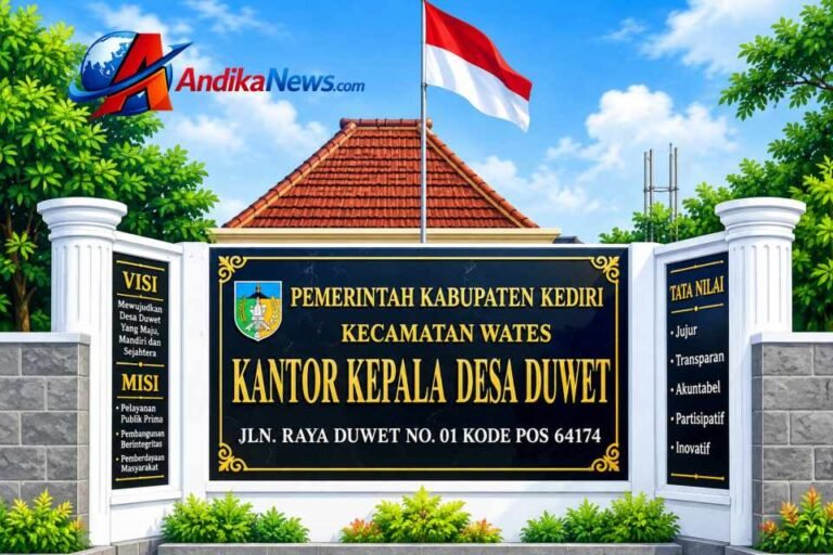 Kantor Desa Duwet Kecamatan Wates Kabupaten Kediri